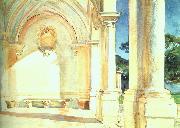 John Singer Sargent Villa Falconieri painting